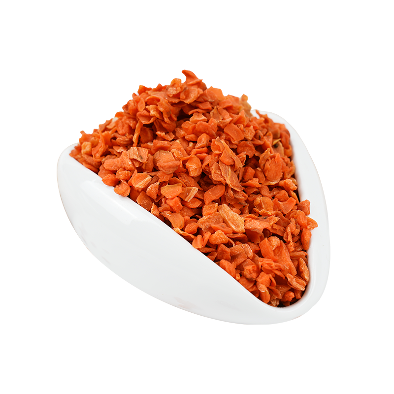Cenouras desidratadas